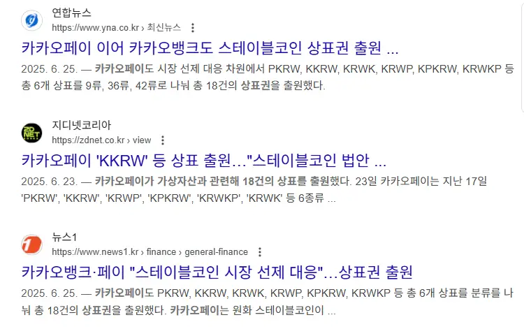 카카오페이-상표권-관련기사