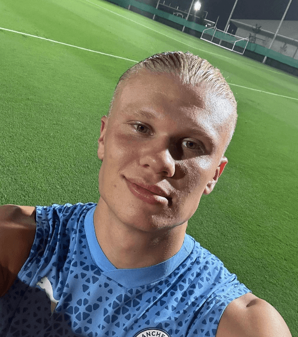 엘링 홀란 셀카