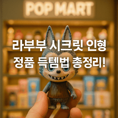 라부부 시크릿 인형 공식 구매처 총정리