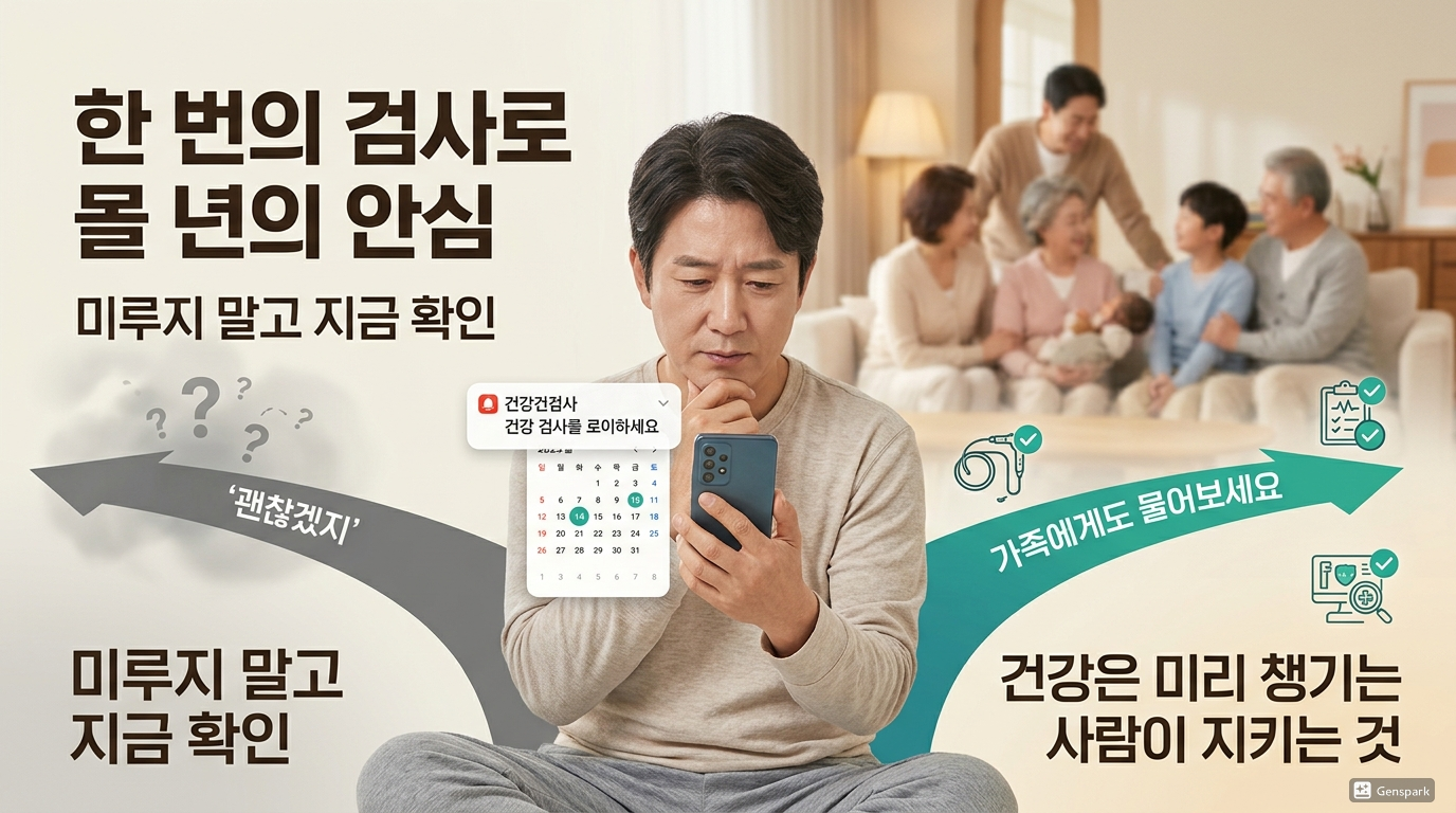 혹시 여러분은 마지막으로 내시경 검사 언제 받으셨나요?