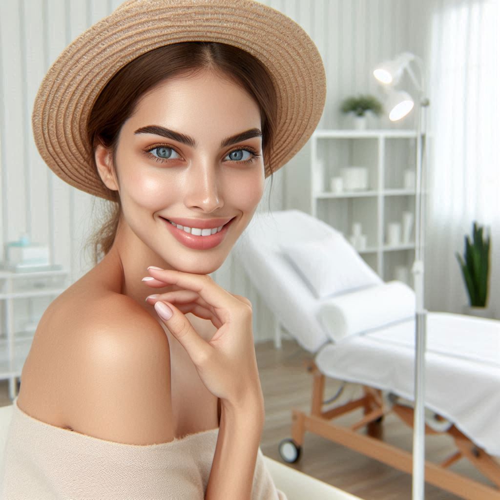 피부,체형관리 샵 배경