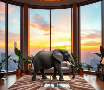 펜트하우스 코끼리 영화그림