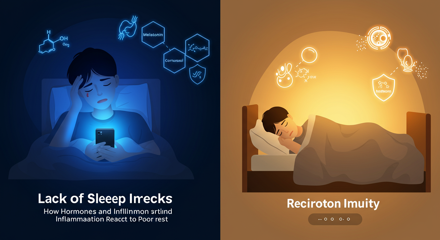수면 부족이 호르몬에 미치는 충격