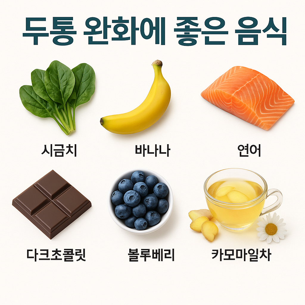 두통완화에 좋은 음식