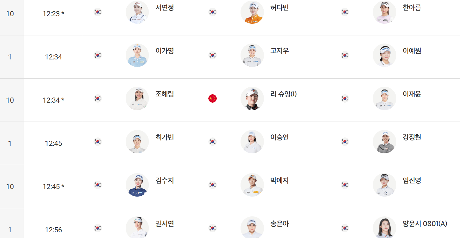 KLPGA 롯데오픈 티켓 주차장 셔틀 갤러리 총정리