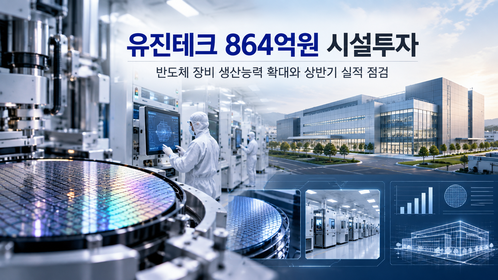 유진테크 864억원 반도체 장비 제조&middot;연구시설 투자 개념 이미지
