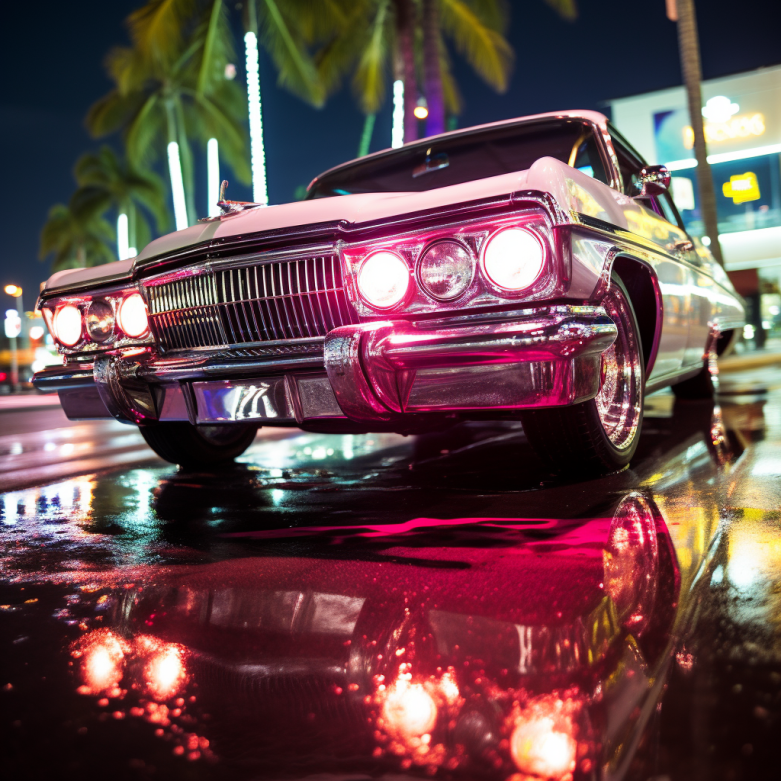 AI그림 - 자동차 배경