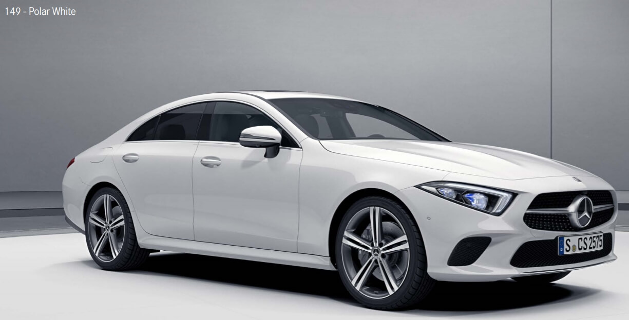 벤츠 CLS Coupe - Polar White(색상 코드 : 149)