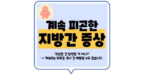 지방간 증상