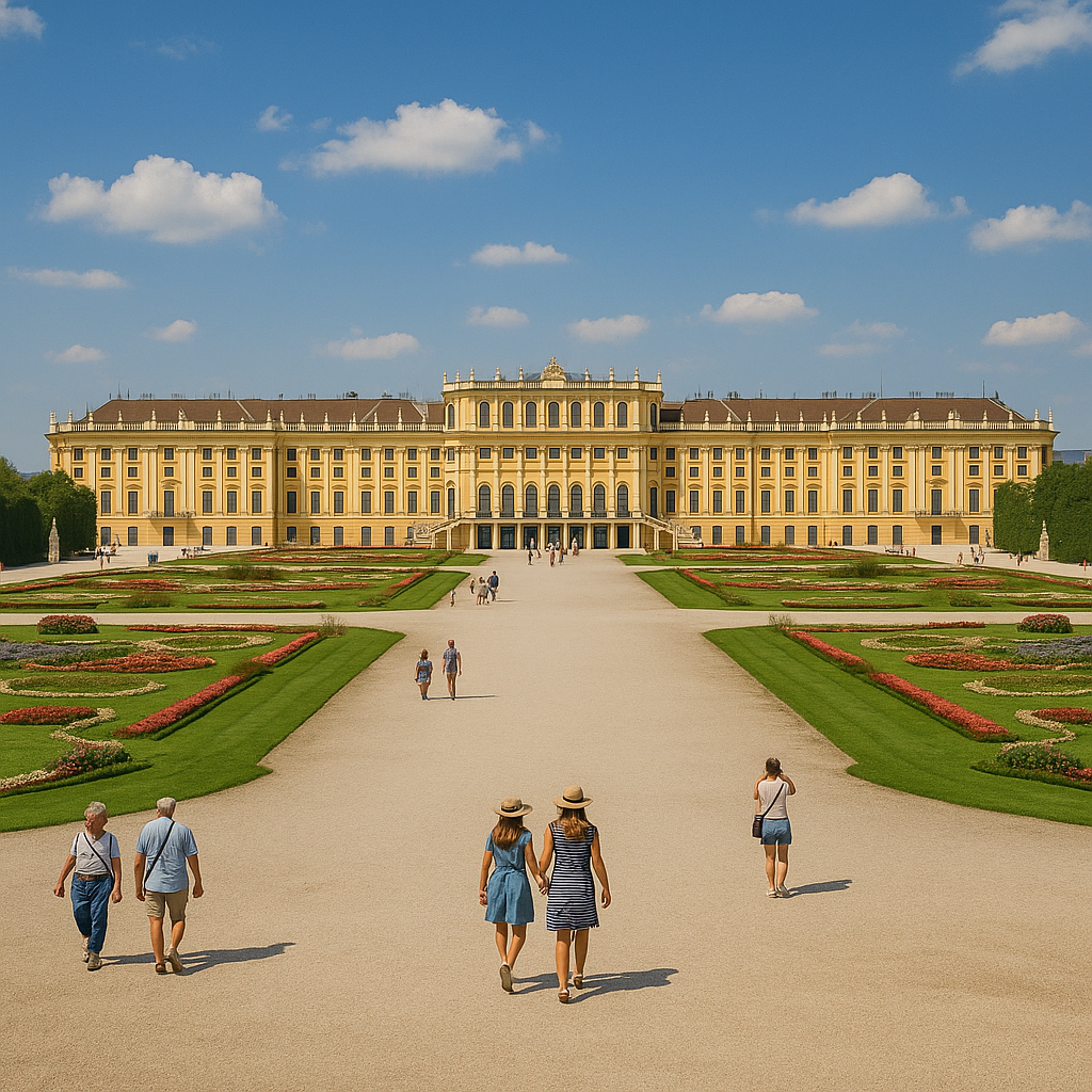 비엔나 쇤브룬궁전 사진