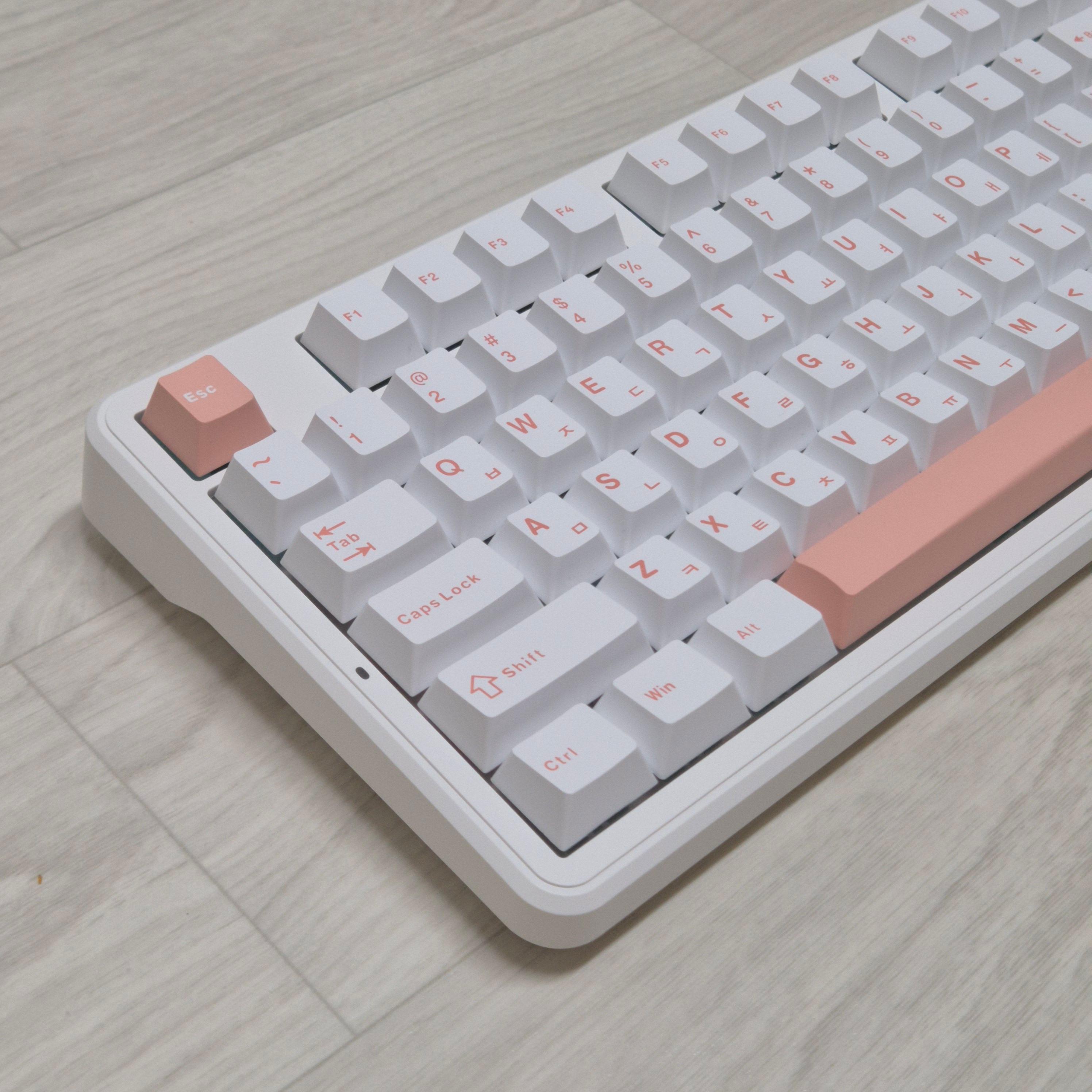 독거미 키보드 키캡 줌인해서 확대한 모습