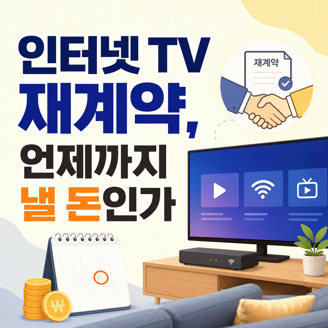 인터넷 TV 재계약, 바꿀까 유지할까? 이것만은 알아두자