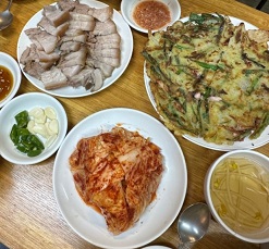 파전-보쌈