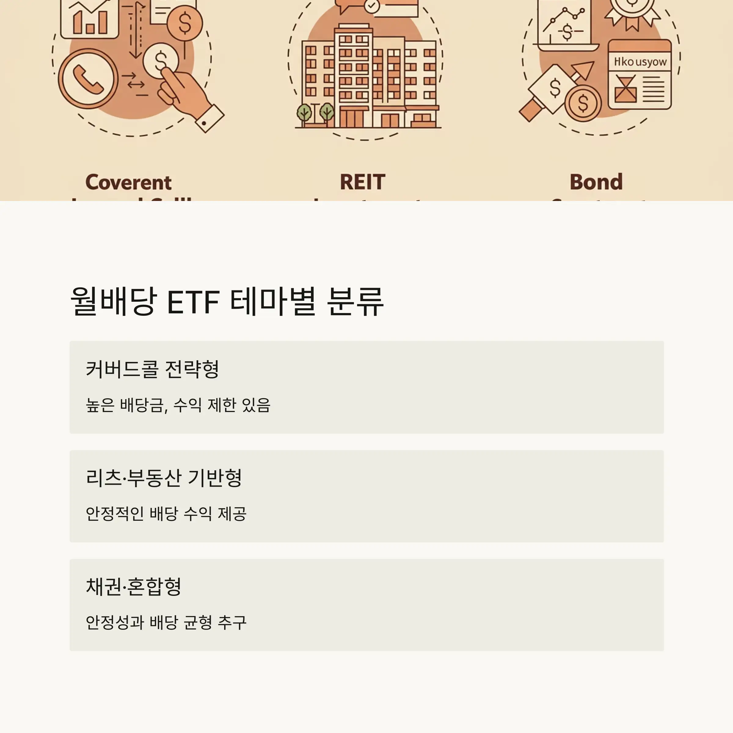월배당 ETF 포트폴리오 전략