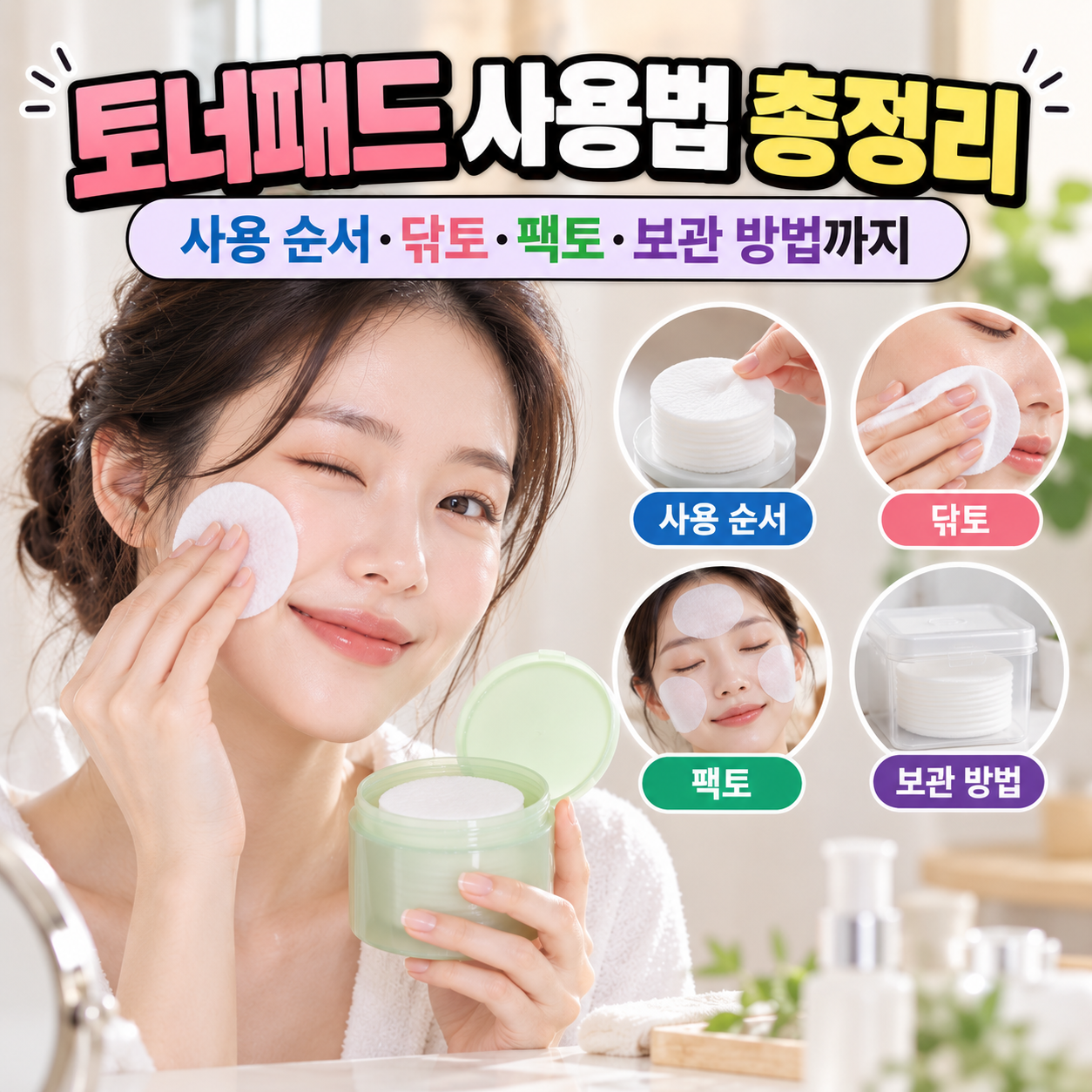 토너패드 사용법