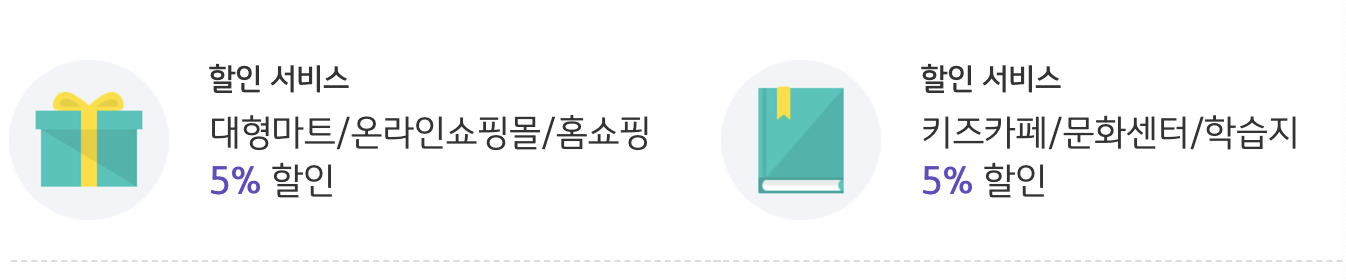 국민카드 국민행복카드 특화서비스