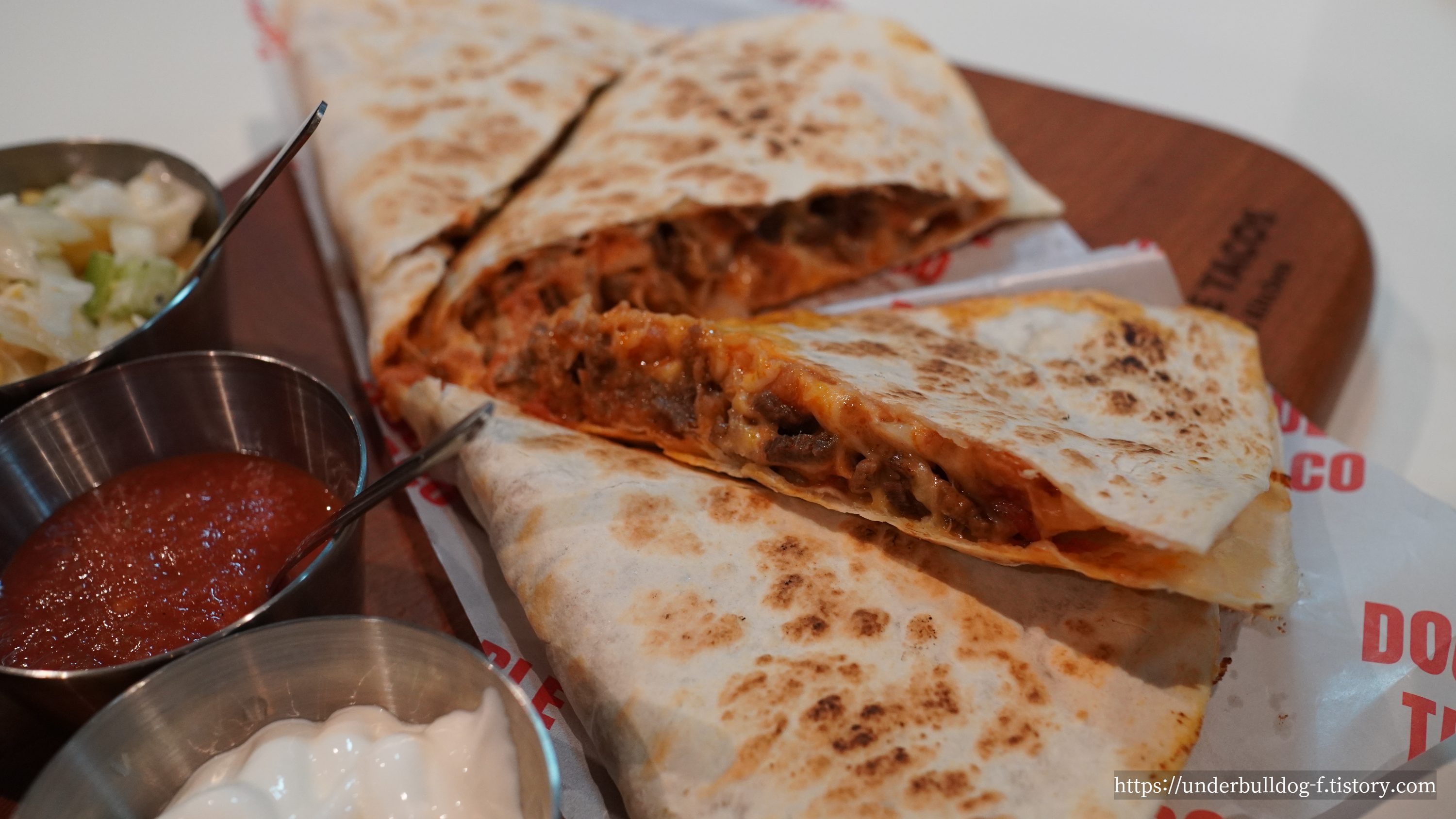 두정동에서 분위기 좋게 멕시칸 음식을 즐길 수 있었던 더블타코 천안두정점