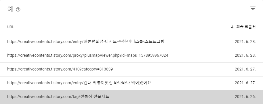구글 서치 콘솔