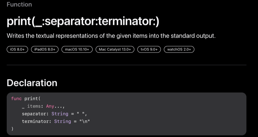 뭔진 모르겠지만, func 키워드로 감싸져 있으니 함수인것 같긴하다.