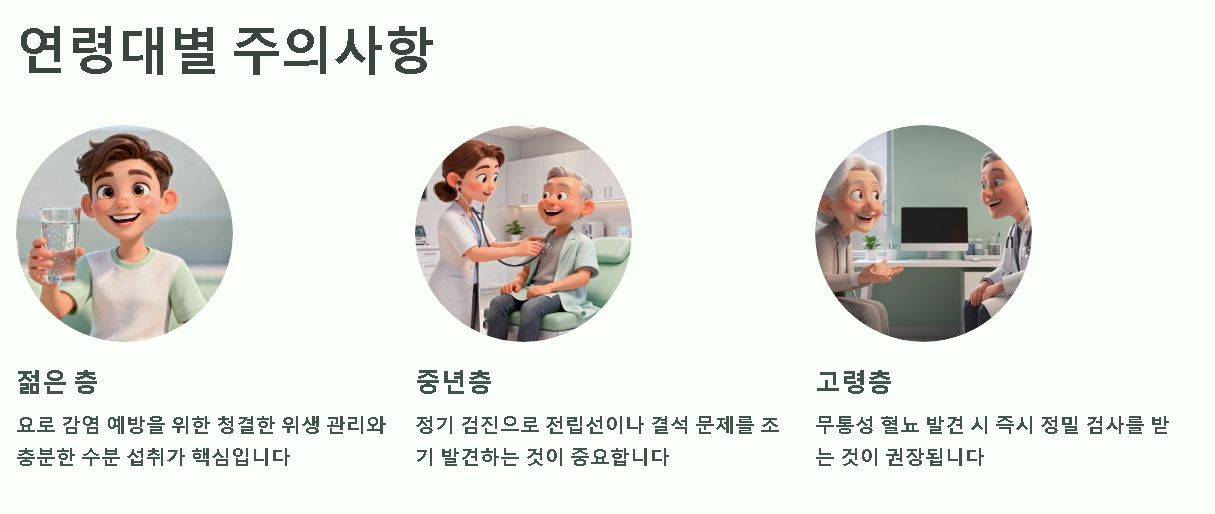 소변에 피가 섞여서 나오는 증상 혈뇨 증상