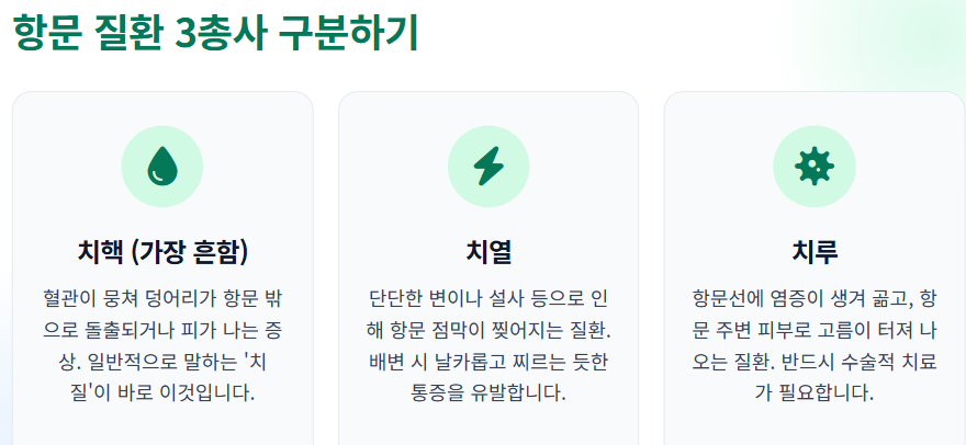 치질 증상
