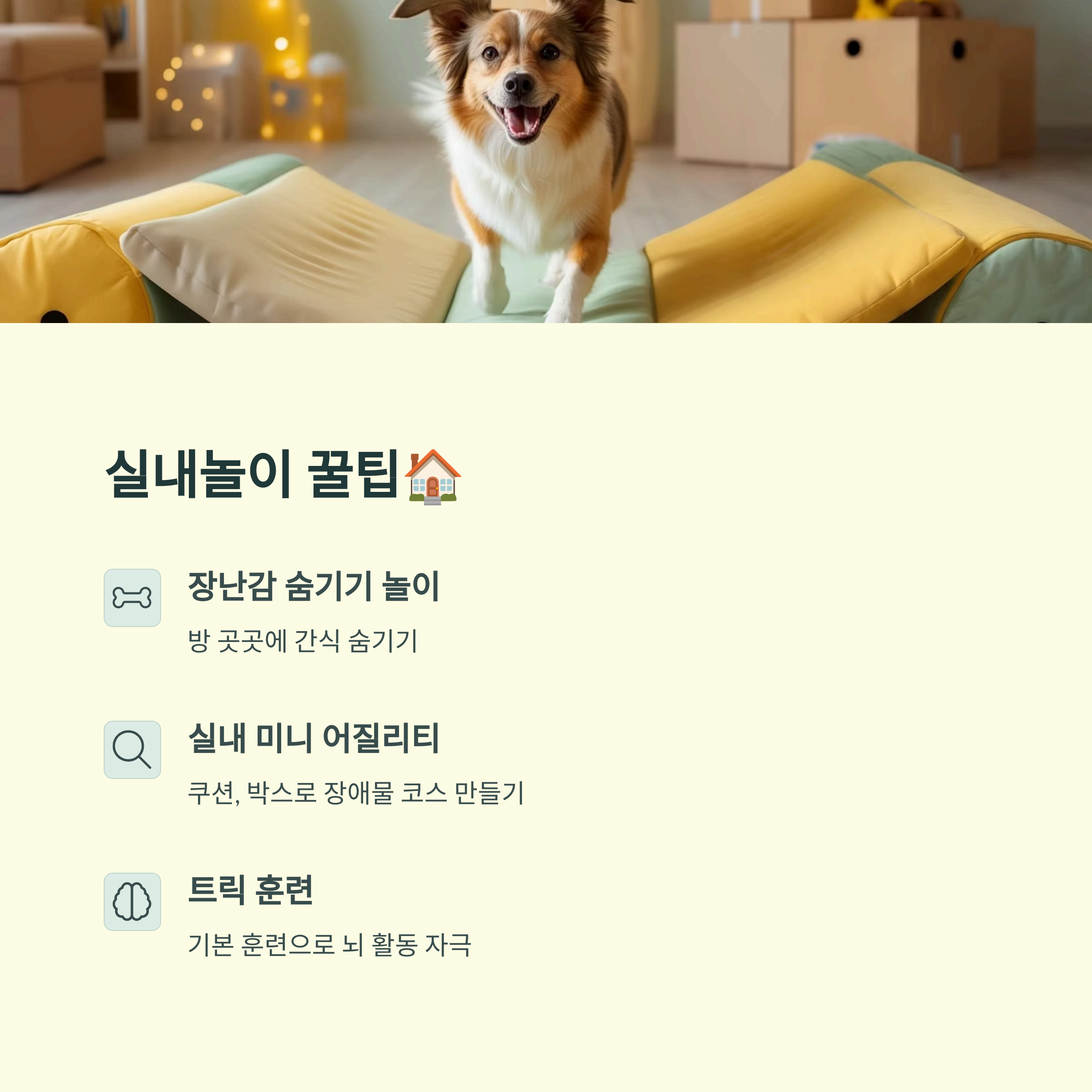 실내놀이 꿀팁
