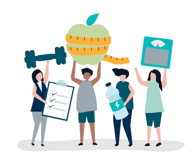 칼로리-계산-일러스트