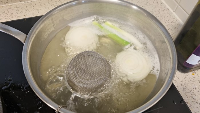 고기 삶기 향신 채소