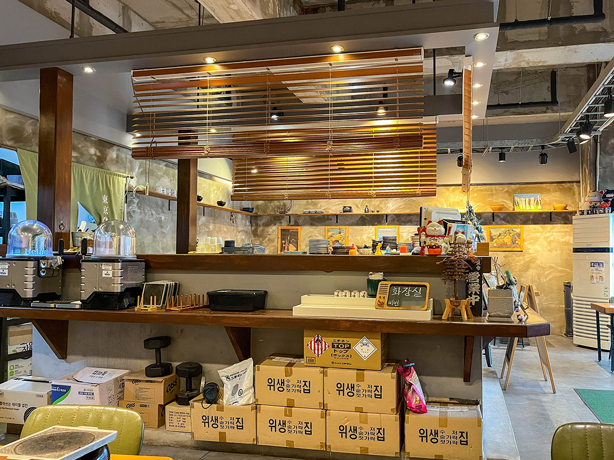 양산 물금 도큐규카츠 내부