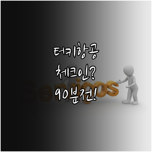 터키항공 체크인 24시간 전부터 90..