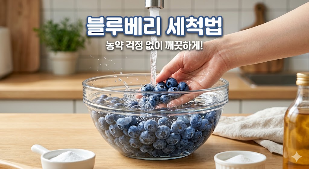 블루베리 세척법