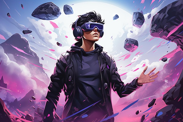 VR 캐릭터 애니매이션 그림