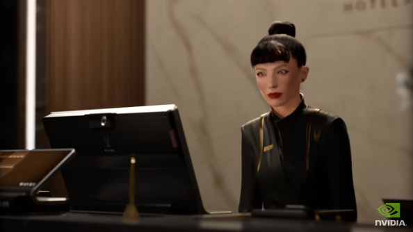 엔비디아의 AI가 게임 캐릭터를 실시간 대화가 가능한 챗봇(이미지출처-theverge)