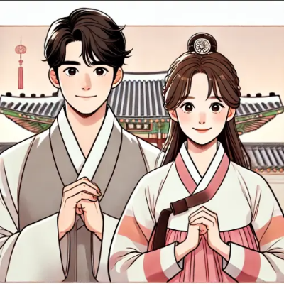 한복-남녀-인사