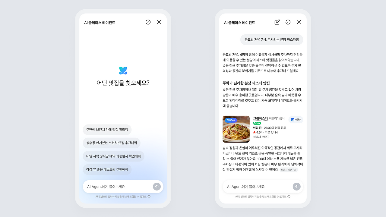 네이버AI에이전트 플레이스에이전트 쇼핑에이전트 네이버지도AI 네이버플러스AI