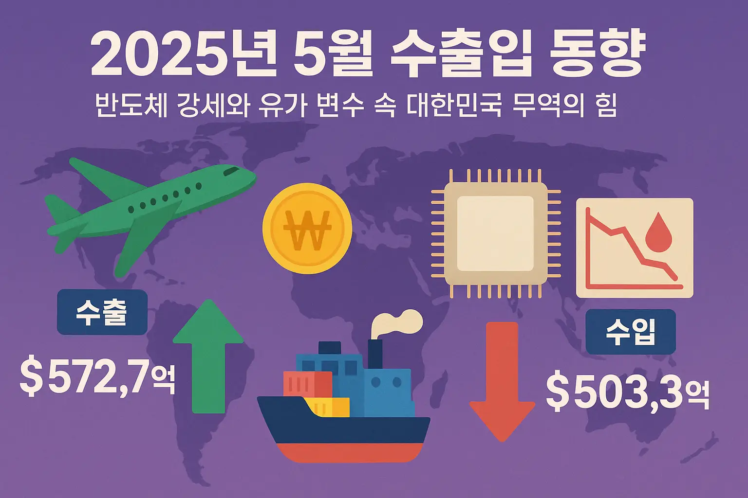 2025년 5월 수출입 동향