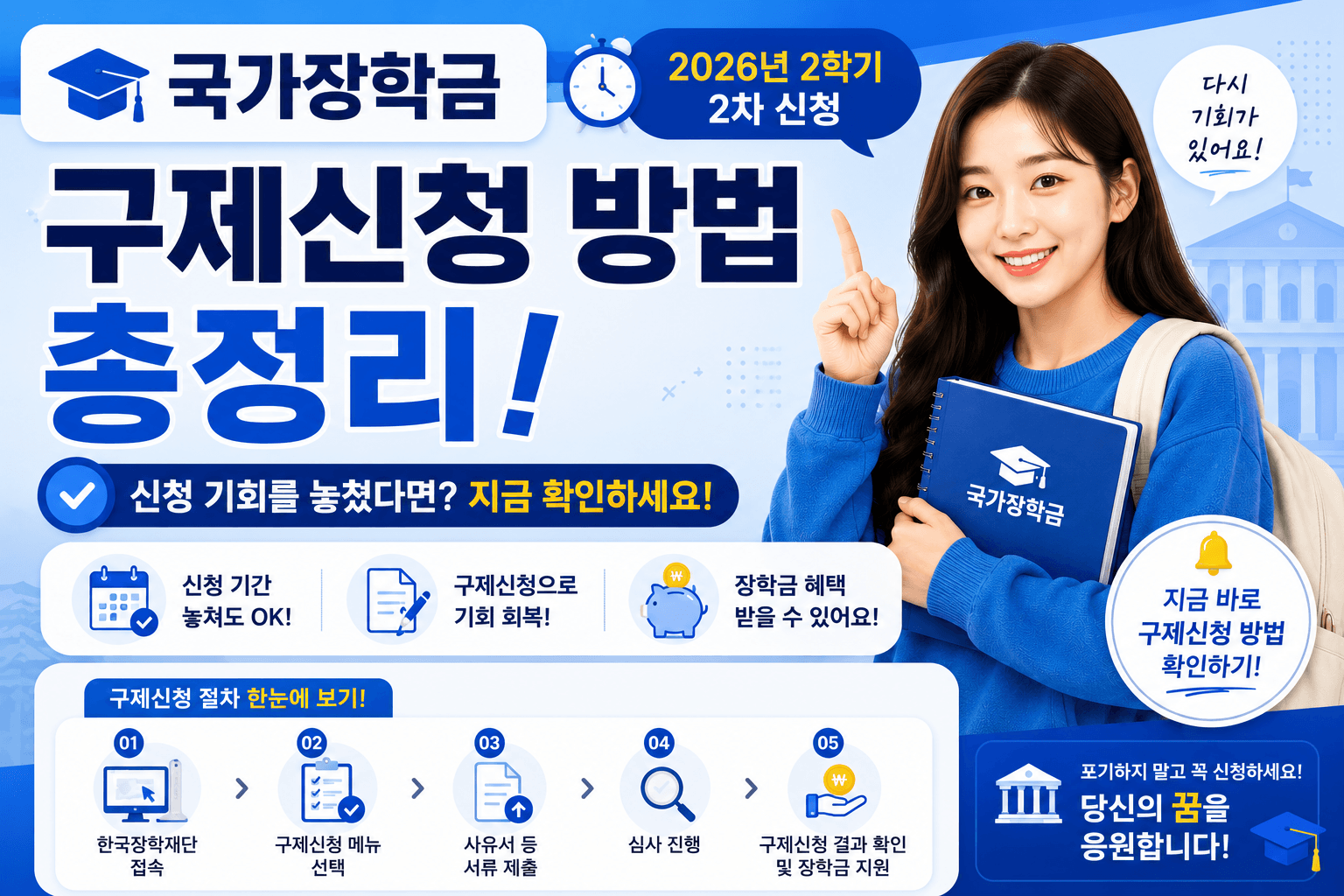 국가장학금 2학기 2차 구제신청 방법 총정리