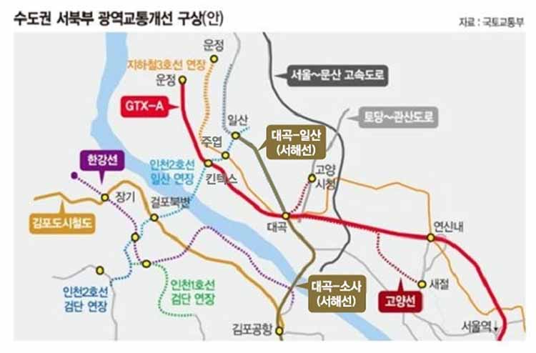 인천 2호선 검단·고양 연장선