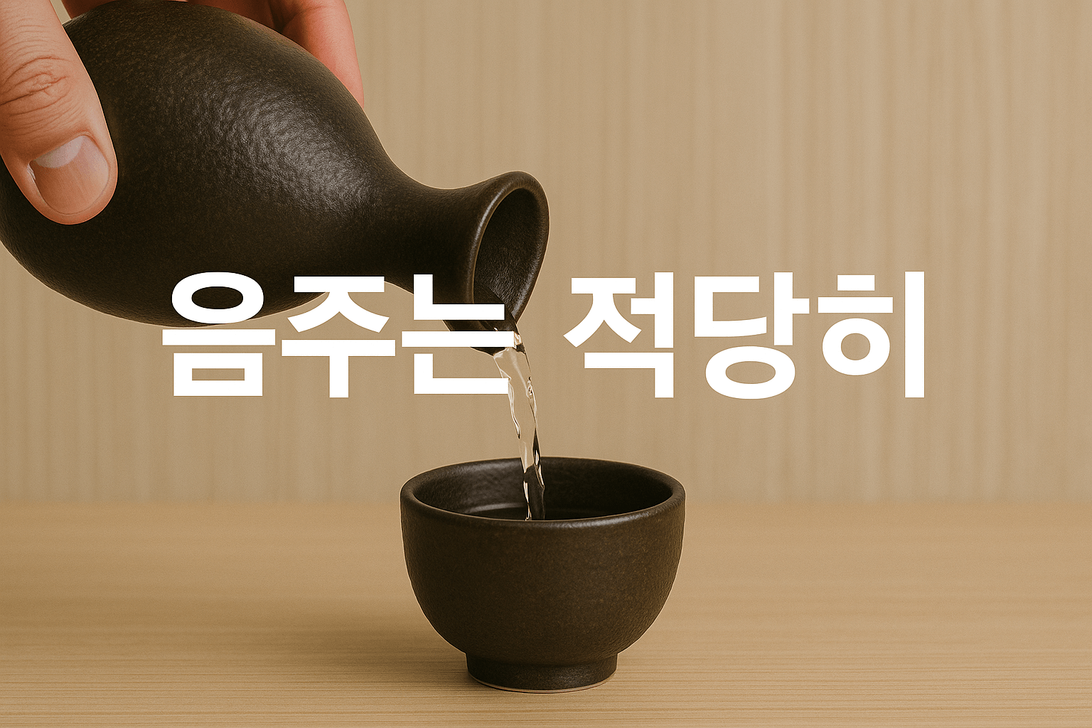 음주는 적당히!