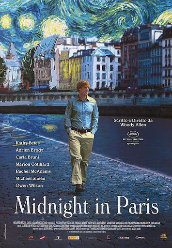 영화 미드나잇인파리 포스터