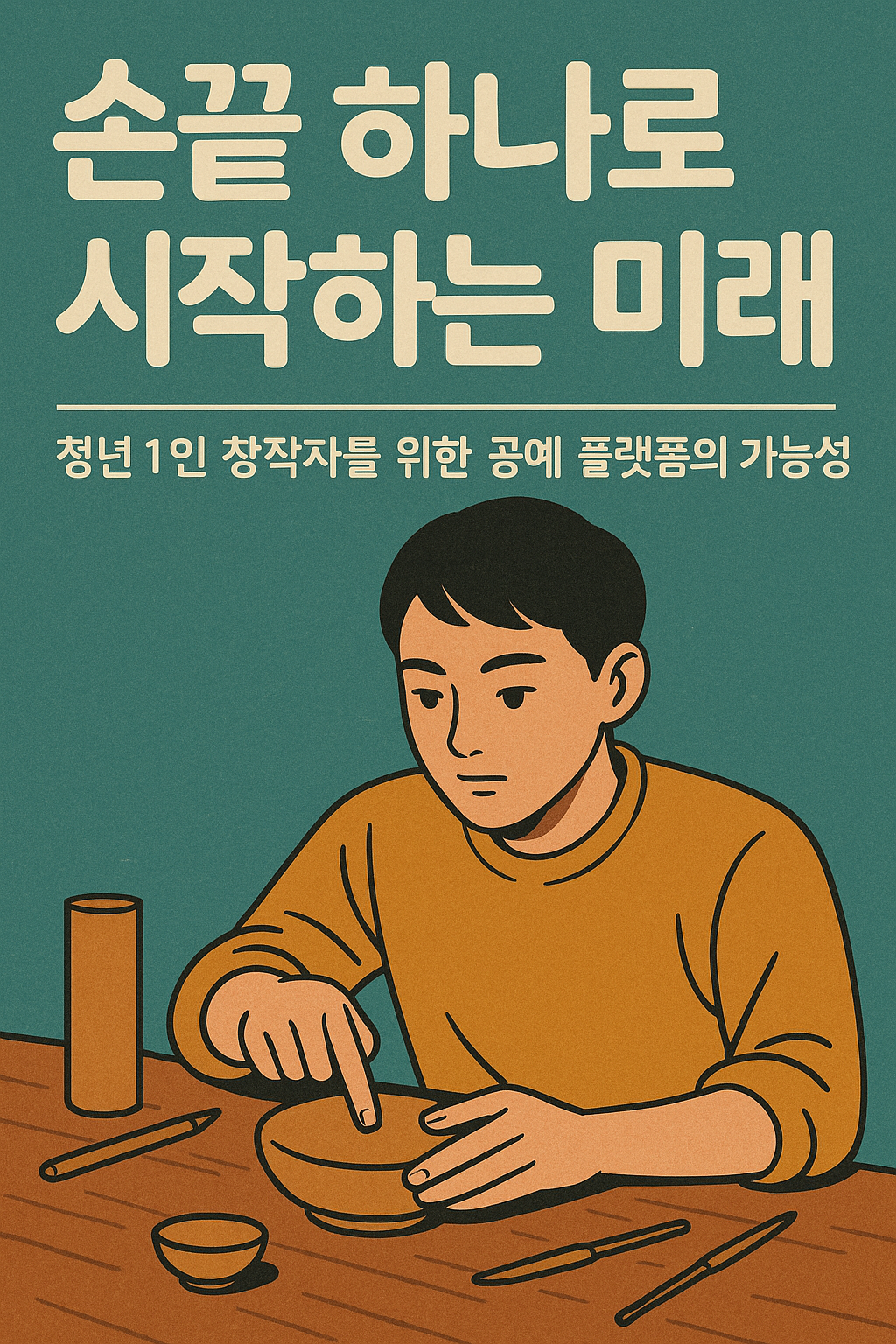 손끝 하나로 시작하는 미래 – 청년 1인 창작자를 위한 공예 플랫폼의 가능성