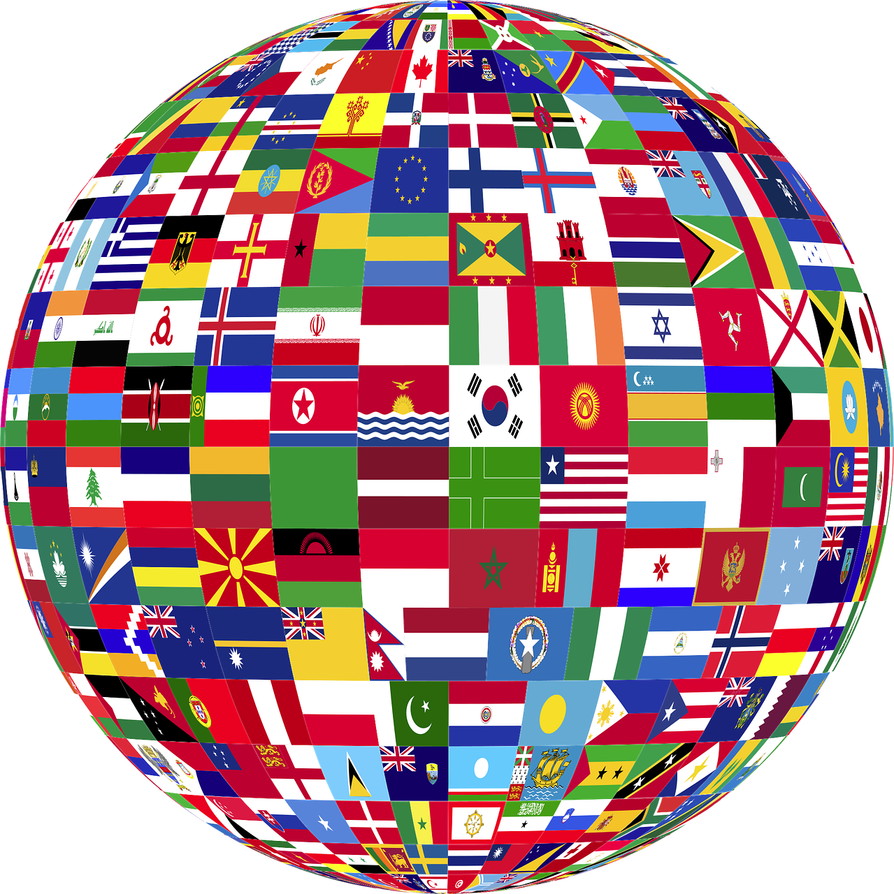 해외 국가국기 사진