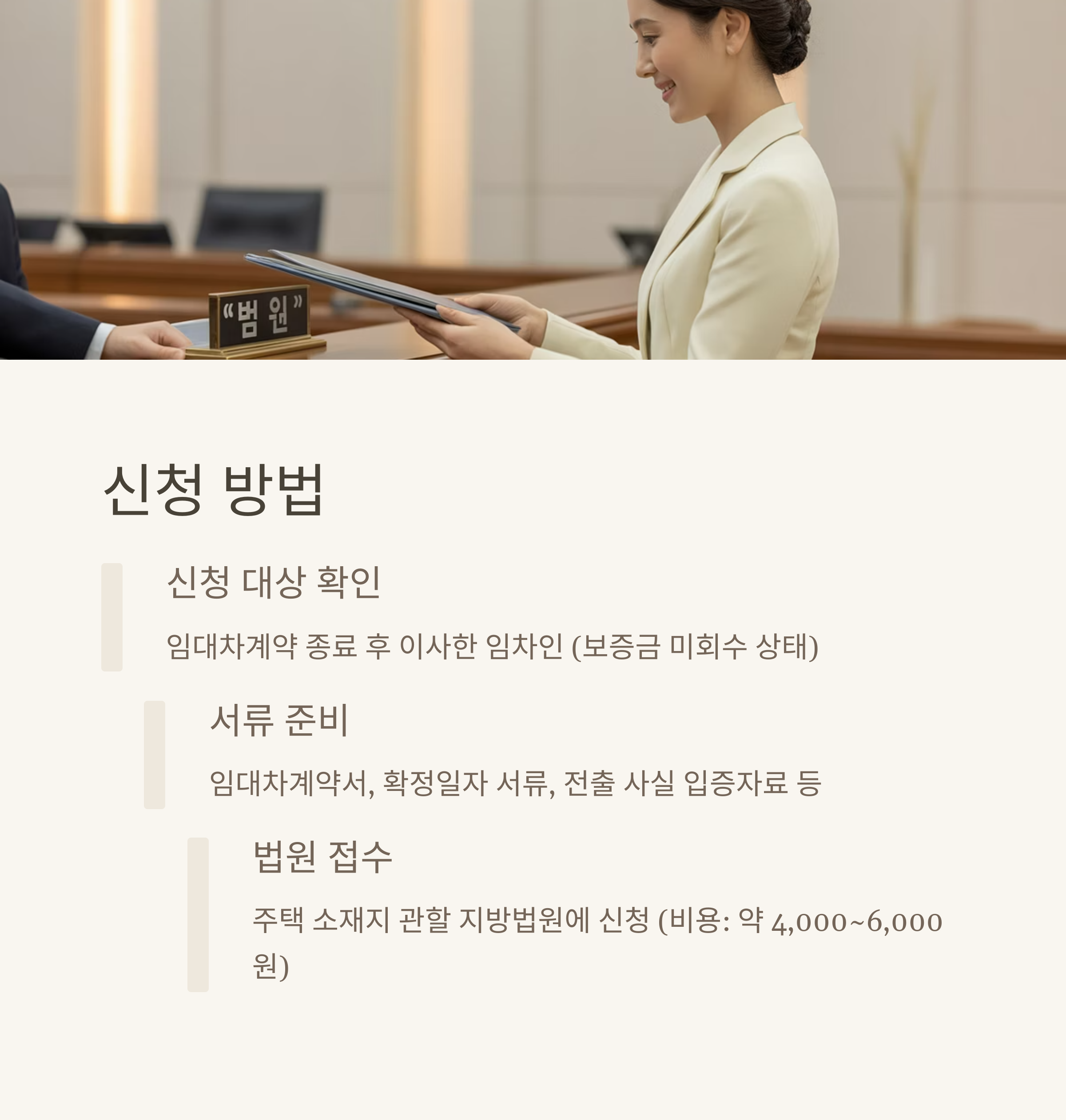 임차권 신청방법