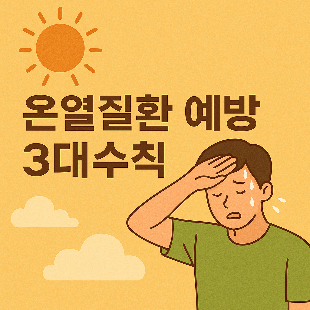 온열질환 예방 3대수칙