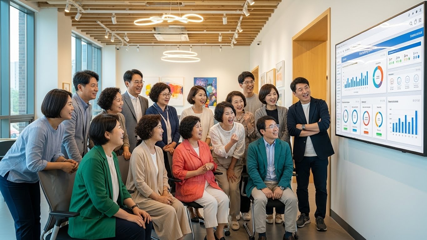 AI 기술을 통해 지역 비즈니스의 성장을 돕는 로컬 AI 컨설팅 현장의 모습