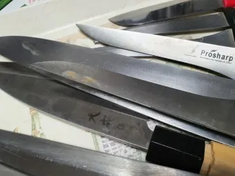 칼 녹 제거 식초 레몬 스펀지 오일코팅 유지법_19