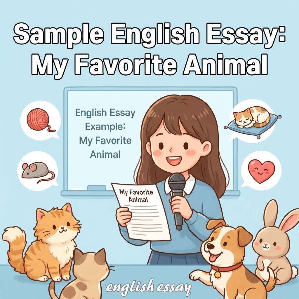 How to Write an English Essay: My Favorite Animal/초등 영어 글쓰기: '내가 가장 좋아하는 동물' 에세이 쓰는 법 (예시 포함)