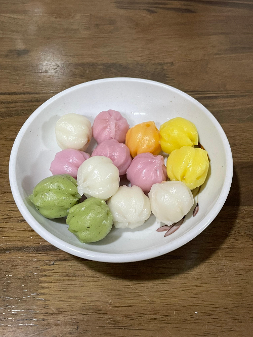 "메고지고 굳지 않는 오색 방울꿀떡 설날 차례상 떡 추천"