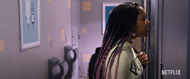 움츠려든조디를응원하는그녀의친구