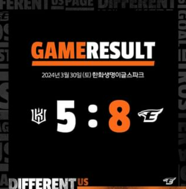 한화 KT 트윈스 하이라이트 보기